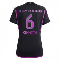 Bayern Munich Joshua Kimmich #6 Fußballbekleidung Auswärtstrikot Damen 2023-24 Kurzarm